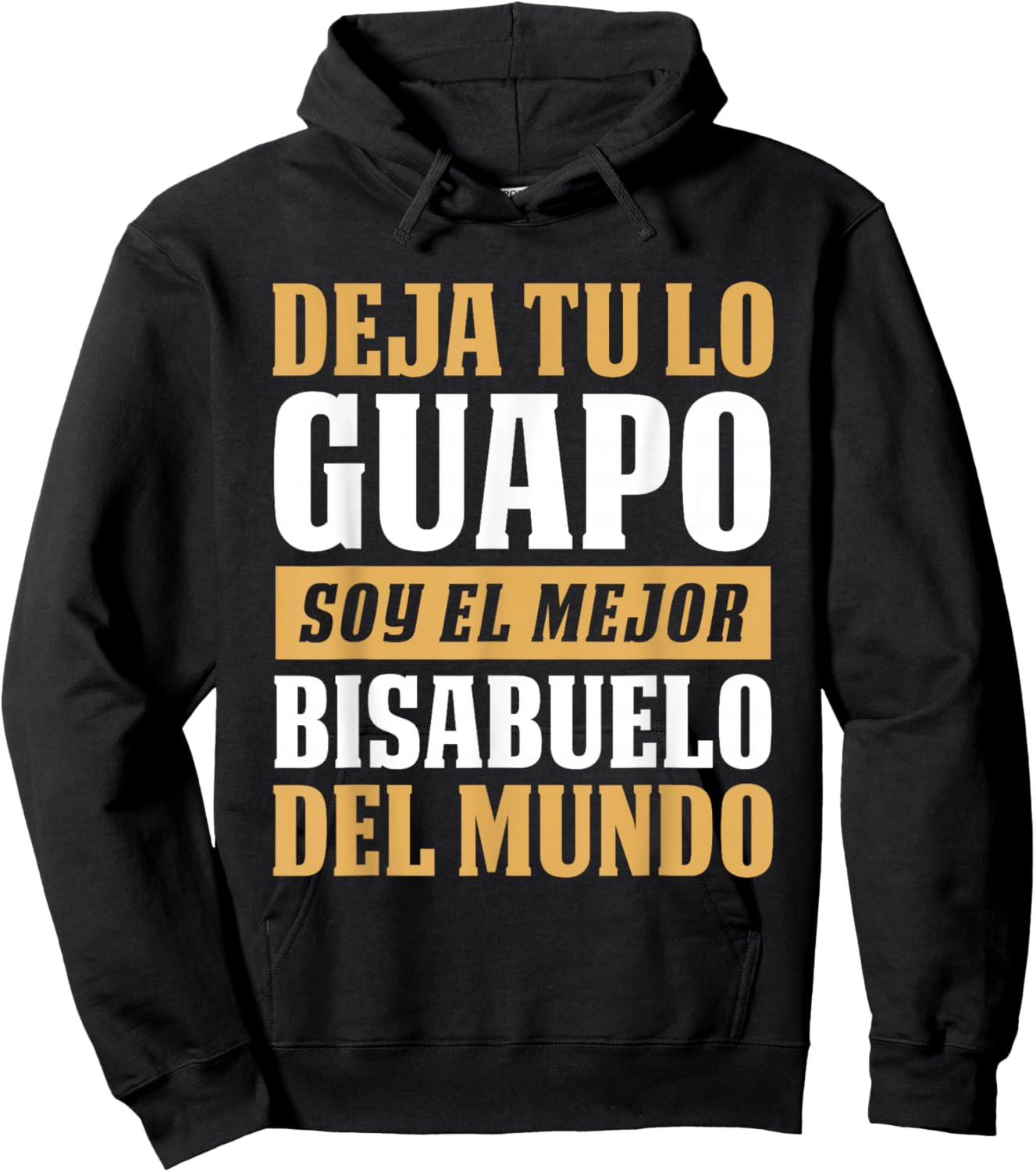 Soy El Mejor Bisabuelo Del Mundo - Best Great-Grandpa Hoodie - Hoodie | Black
