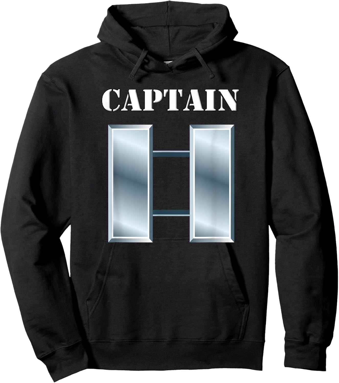 Captain - Army Officer Rank Insignia Hoodie - Hoodie | Black