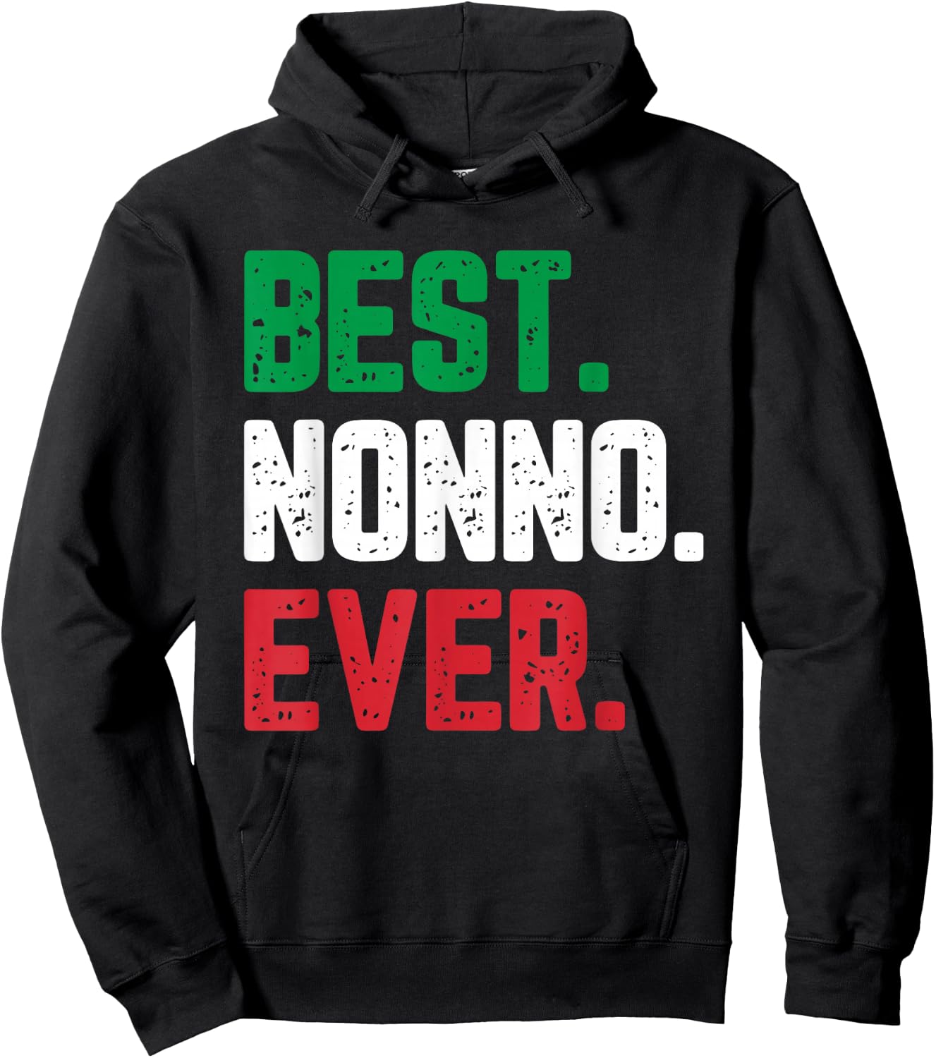 Best Nonno Ever Family Funny Cool Hoodie - Hoodie | Black