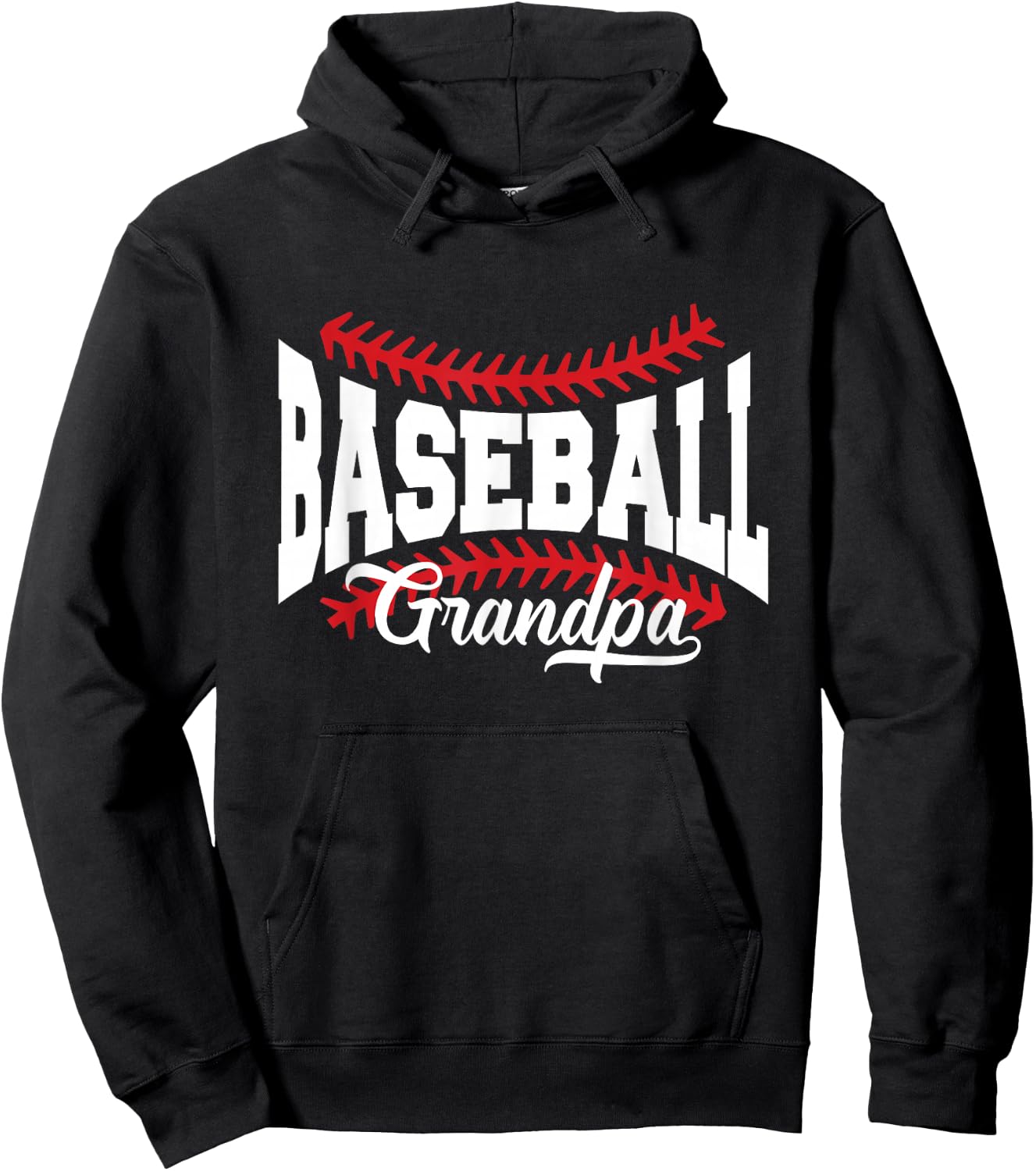 Baseball Grandpa Hoodie - Hoodie | Black