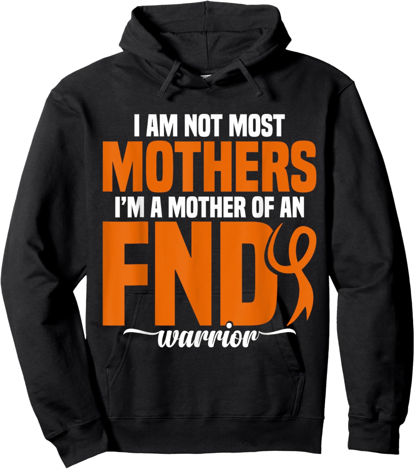 FND Awareness Mother Neurological Disorder FND Warrior Hoodie - Hoodie | Black