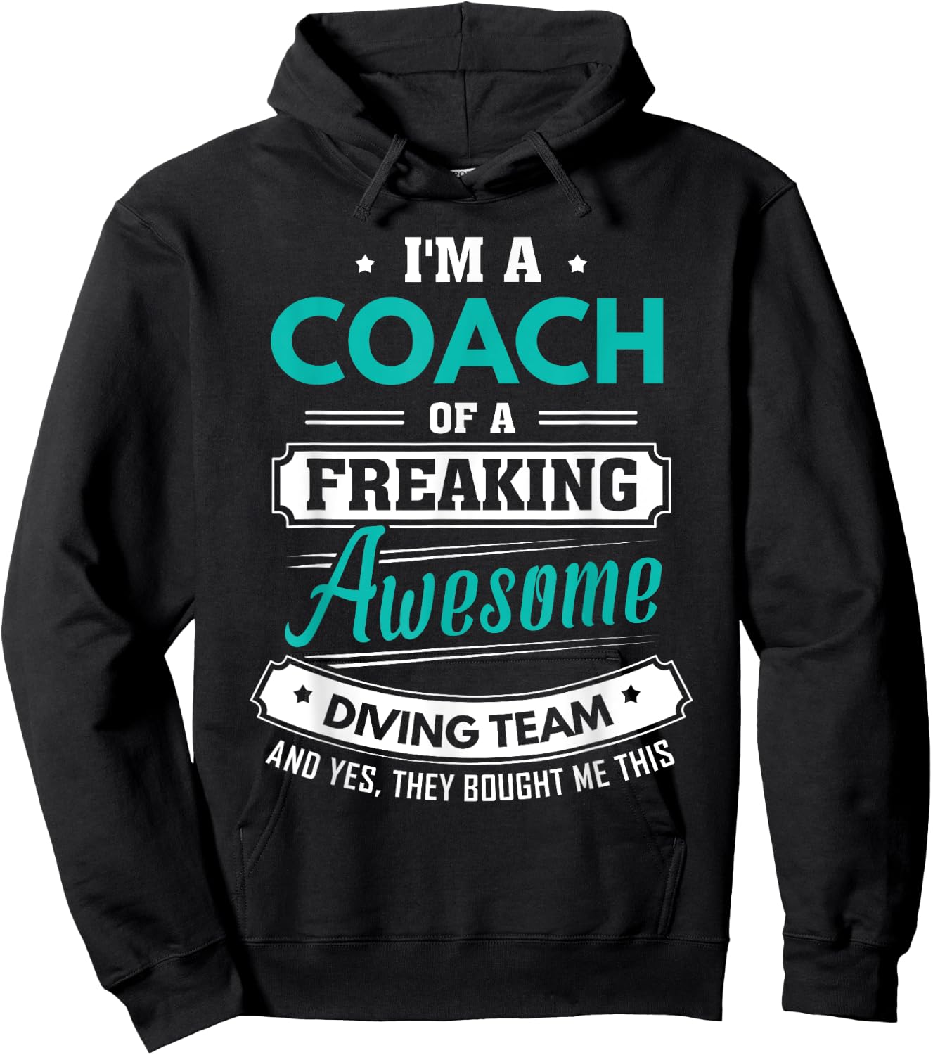 Diving Coach Diving Team Coach Gift Hoodie - Hoodie | Black
