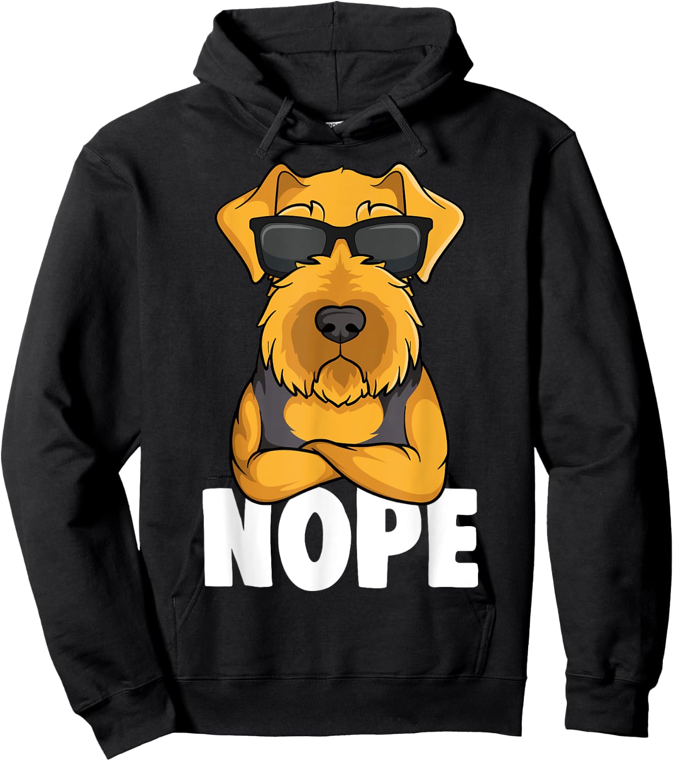 Welsh Terrier Dog Hoodie - Hoodie | Black