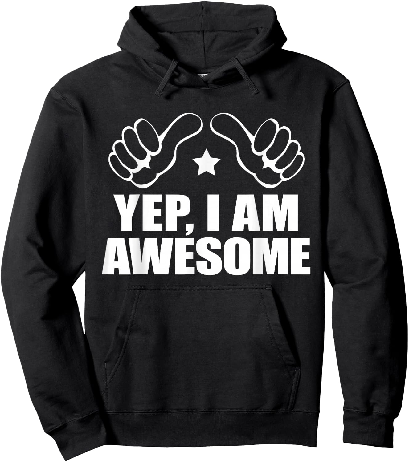 I AM AWESOME ME SHIRT, I Know I'm Big Deal Amaze Me Hoodie - Hoodie | Black