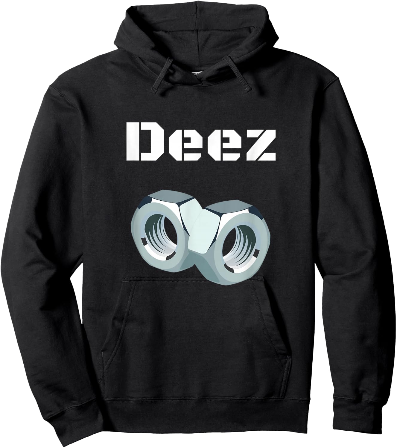 Deez Nuts Got Em Funny Sarcasm Hoodie - Hoodie | Black