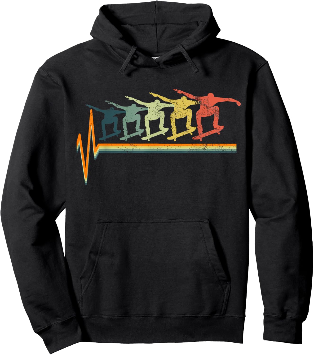 Skateboard Hoodie - Hoodie | Black