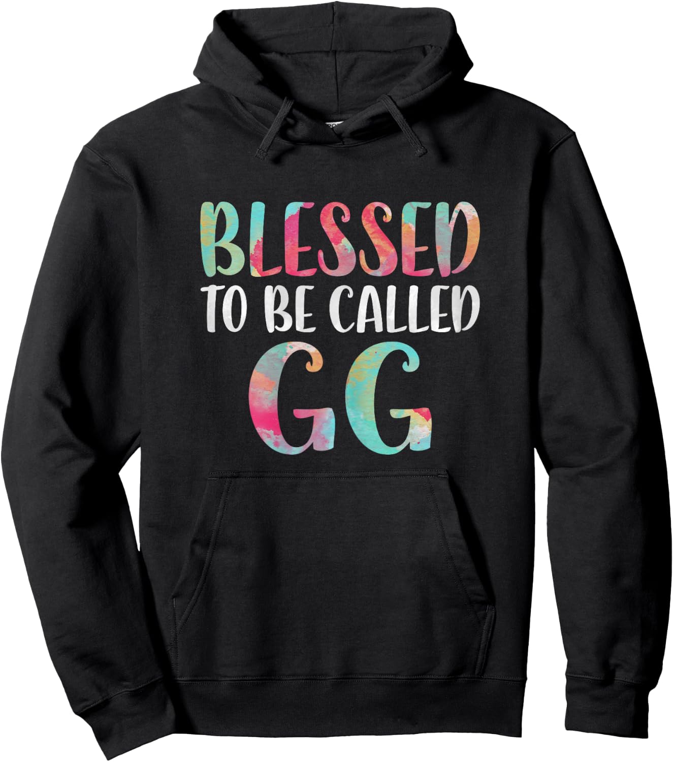 Blessed To Be Called GG Shirt Women Mothers Day Hoodie - Hoodie | Black