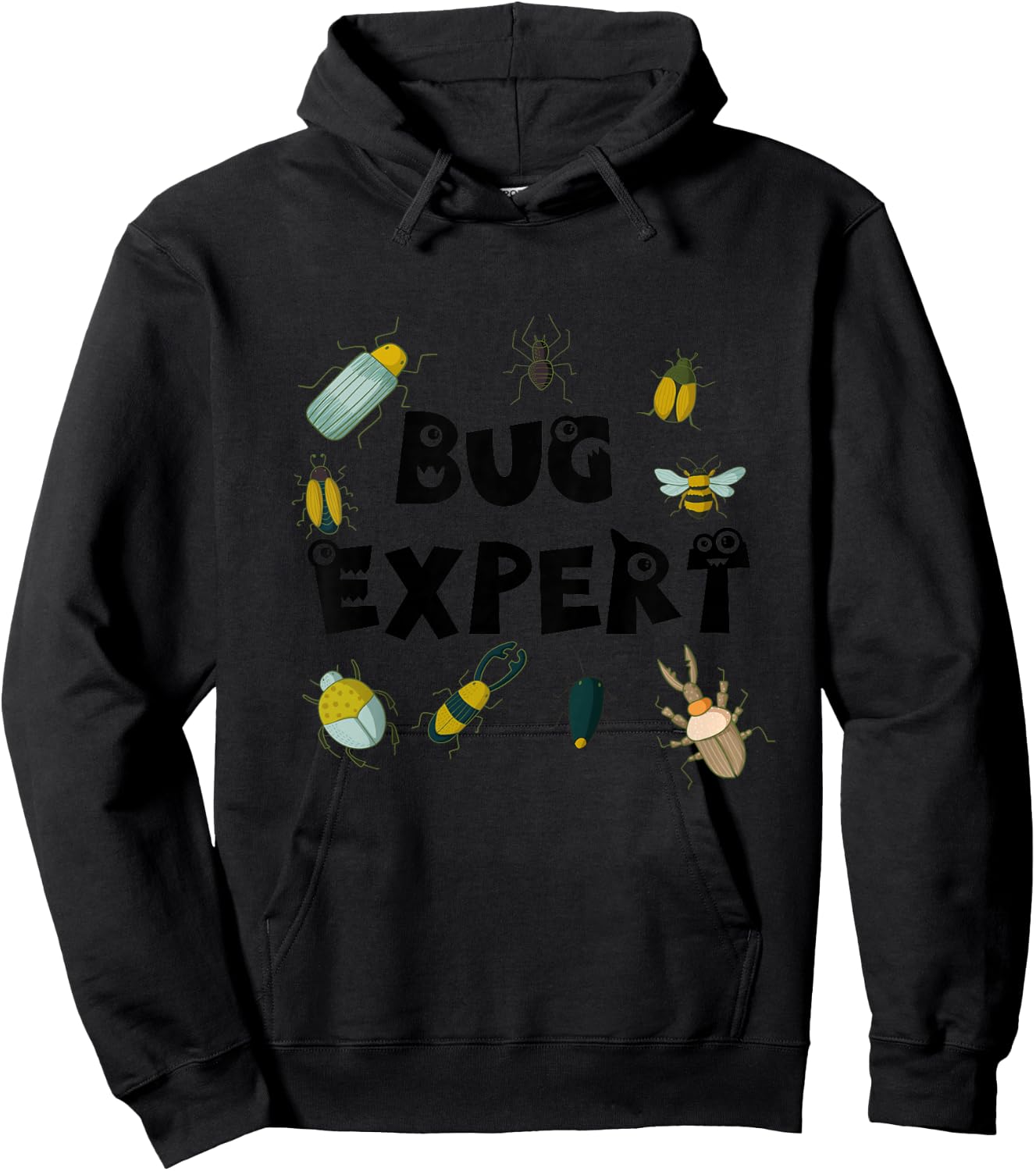 Bug Expert, Bug Collector for Boy's and Girl's Shirt Hoodie - Hoodie | Black