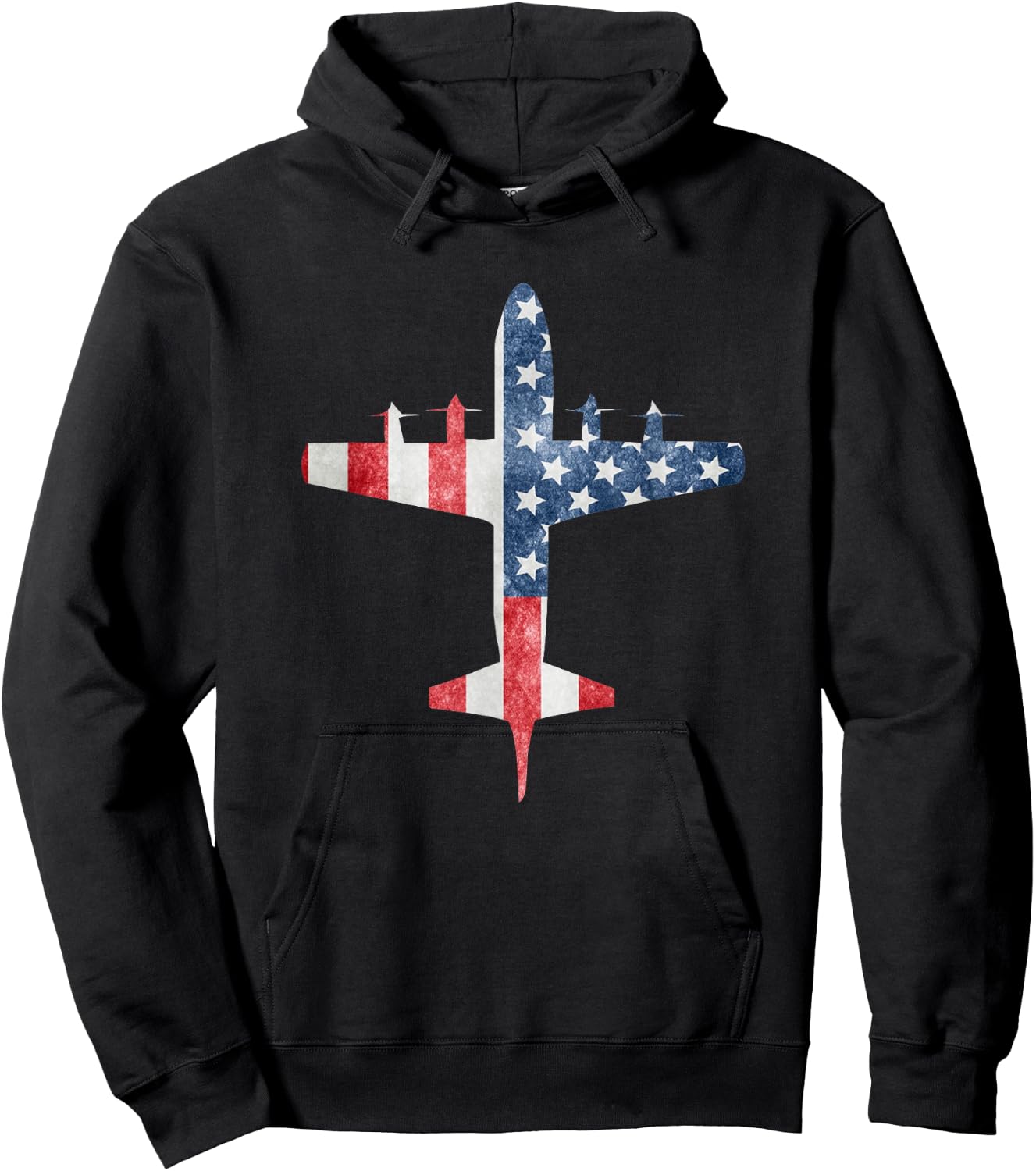 P-3 Orion American Flag Aviation Shirt Hoodie - Hoodie | Black