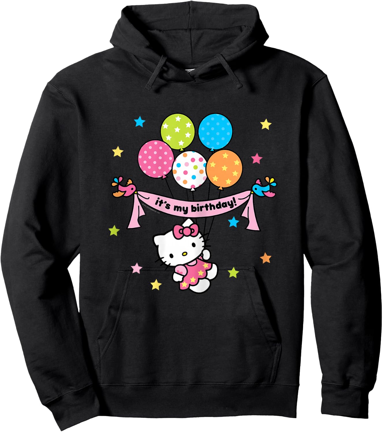 Hello Kitty It's My Birthday Shirt Hoodie - Hoodie | Black