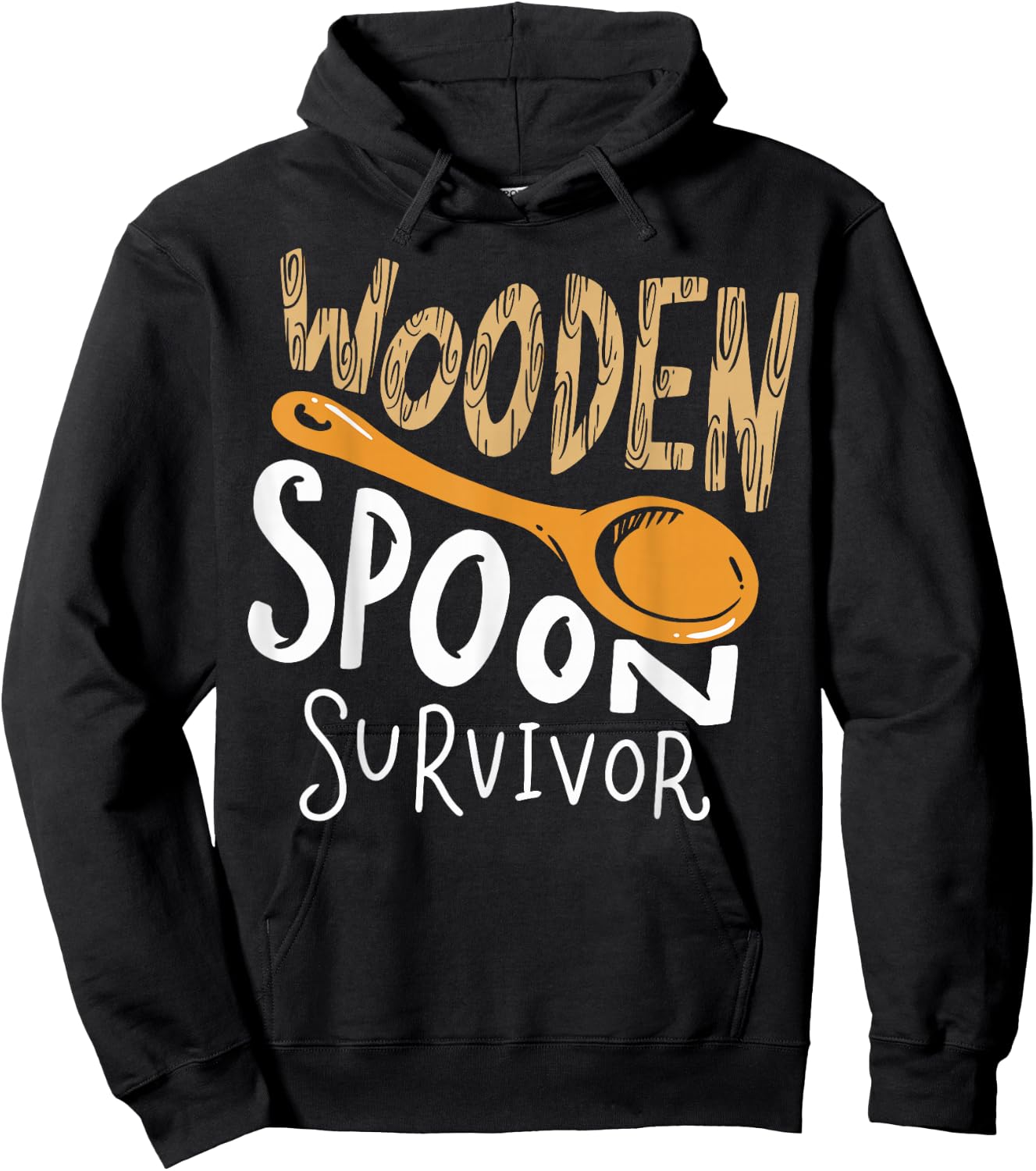 Wooden Spoon Survivor Hoodie - Hoodie | Black