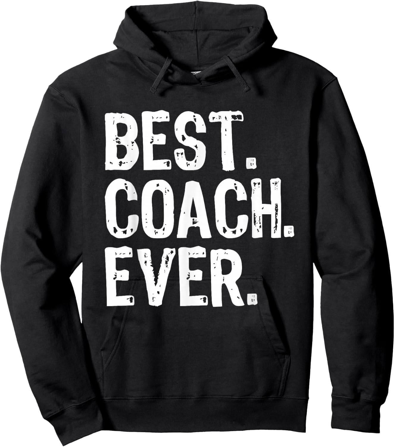 Best Coach Ever Funny Gift Christmas Hoodie - Hoodie | Black