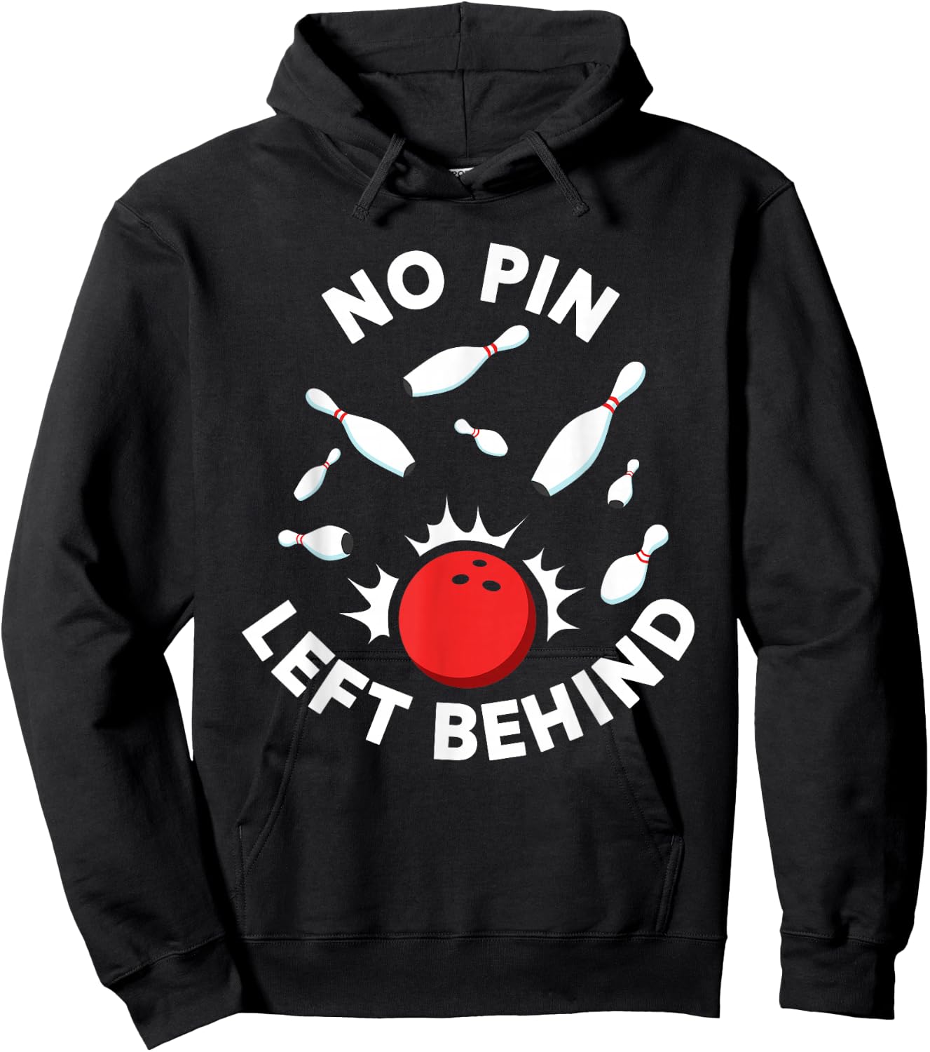 Bowing Women Or Kids | Bowling Team Shirt Hoodie - Hoodie | Black
