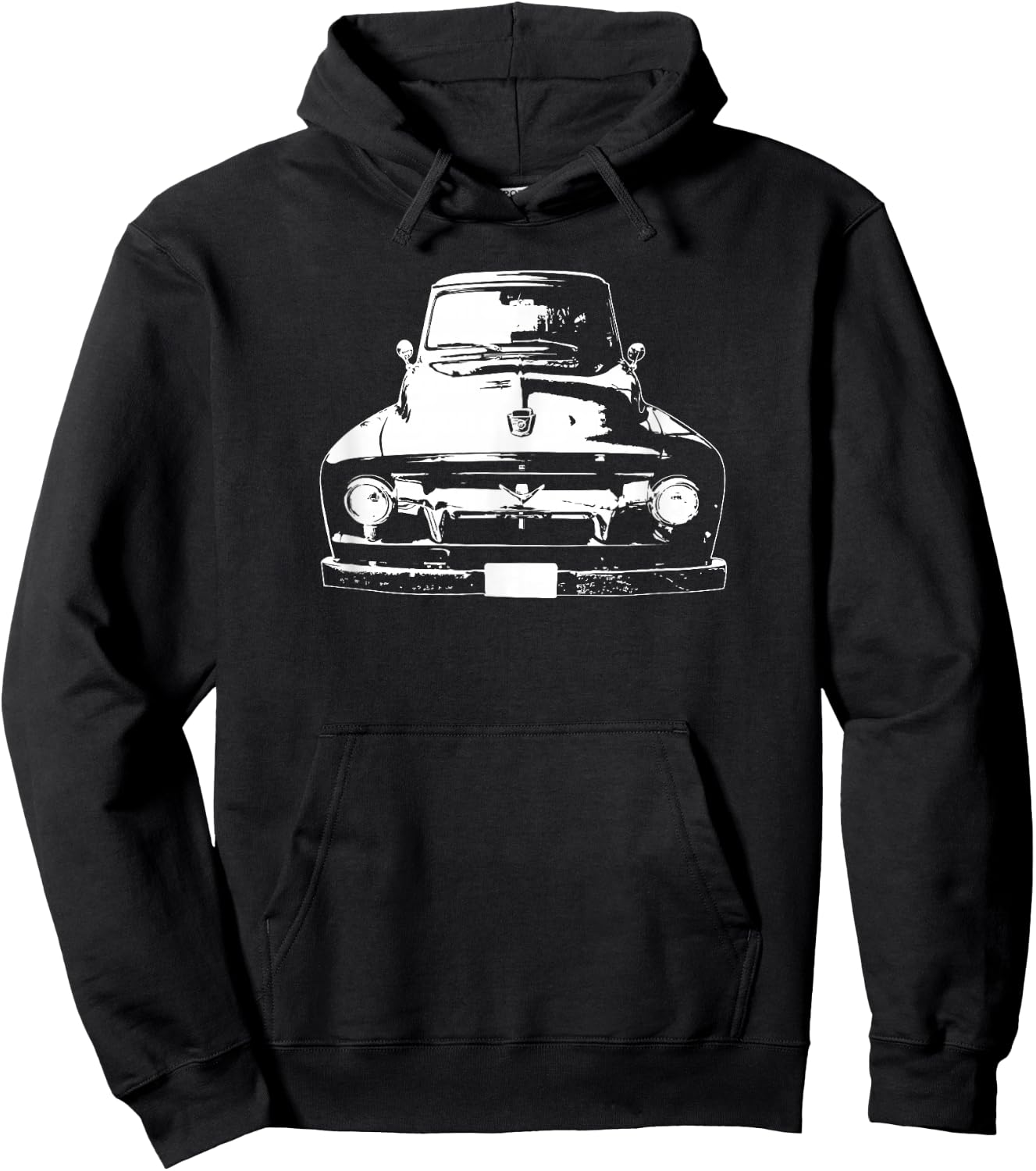 1956 Classic American Pickup Truck Shirt Hoodie - Hoodie | Black