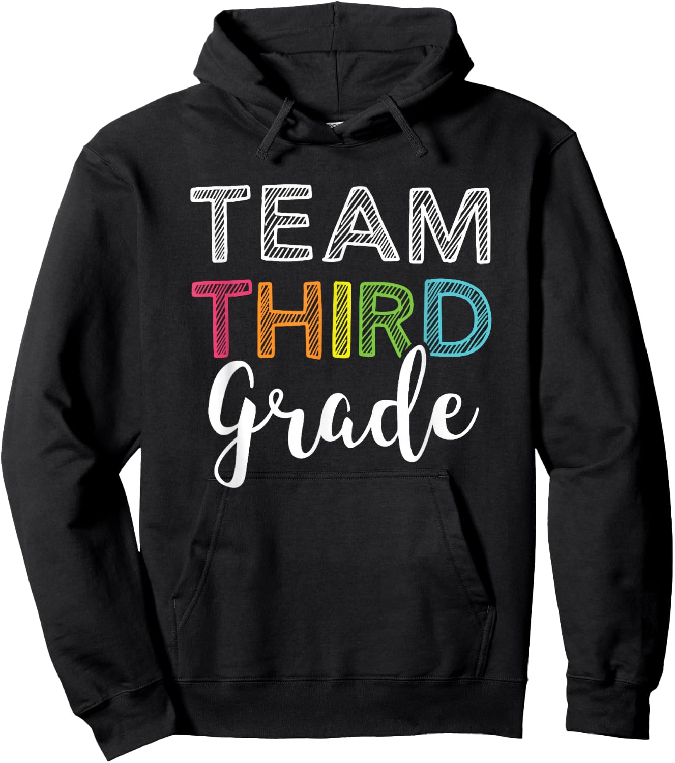 Third Grade Teacher Women Kids Hoodie - Hoodie | Black