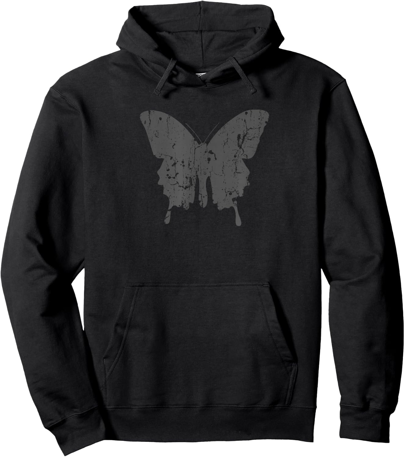 Butterfly Vintage Design Hoodie - Hoodie | Black