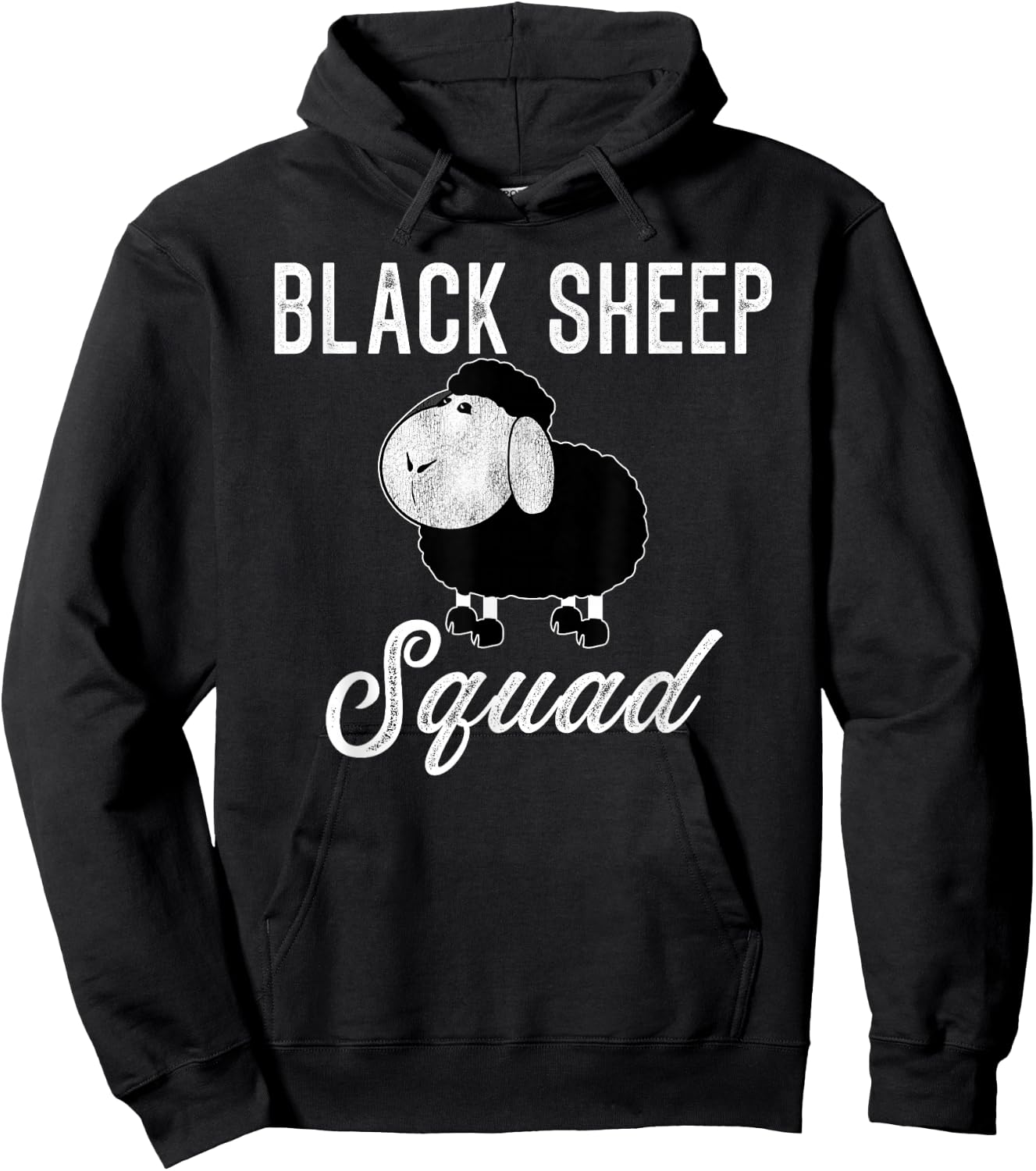 Black Sheep Squad Funny Black Sheep Hoodie - Hoodie | Black