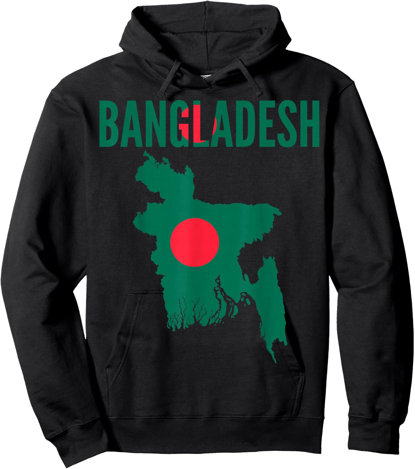 Bangladeshi - Bangladesh Country Map Flag Hoodie - Hoodie | Black