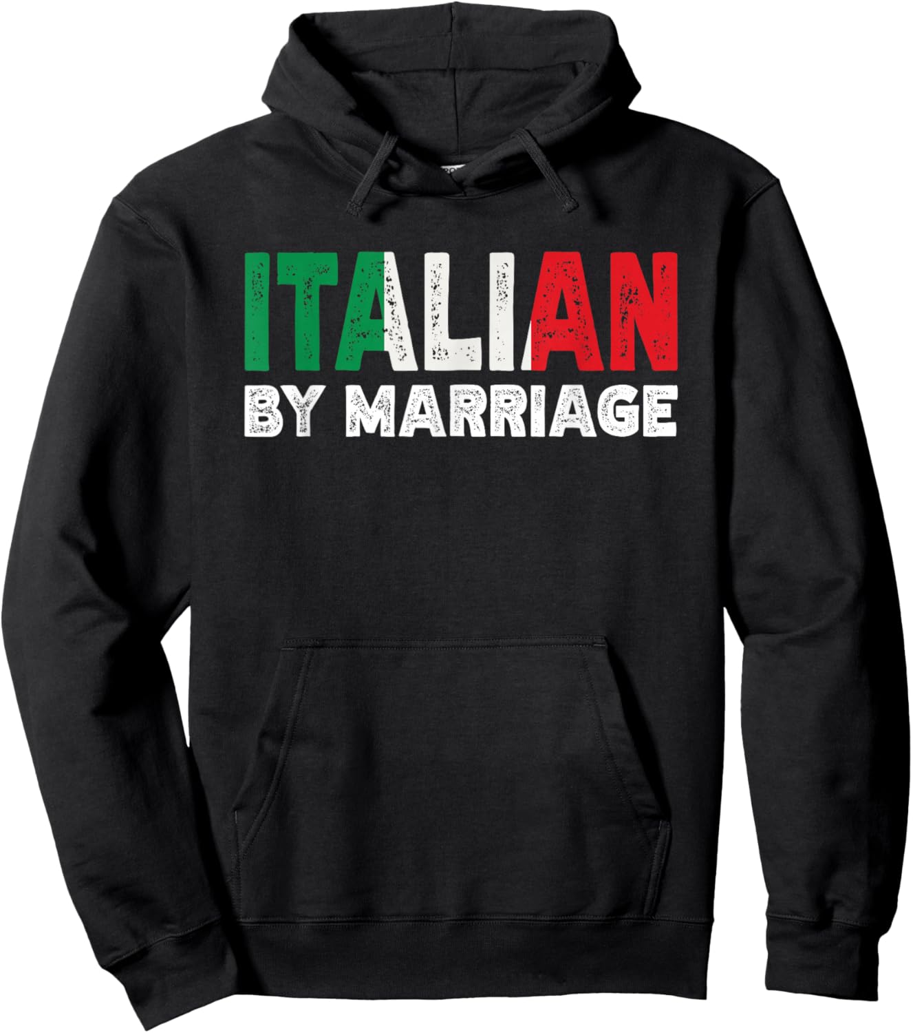 Italian By Marriage Heritage Hoodie - Hoodie | Black