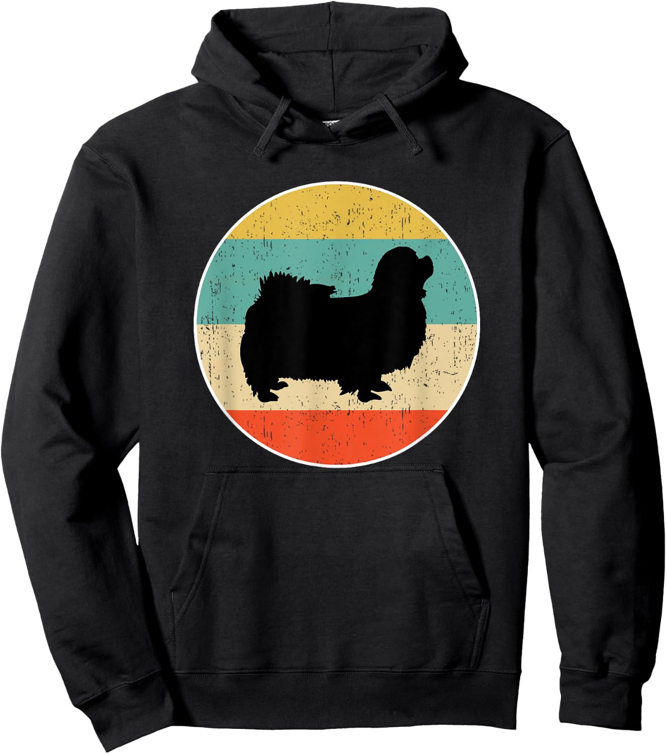 Tibetan Spaniel Dog Hoodie - Hoodie | Black