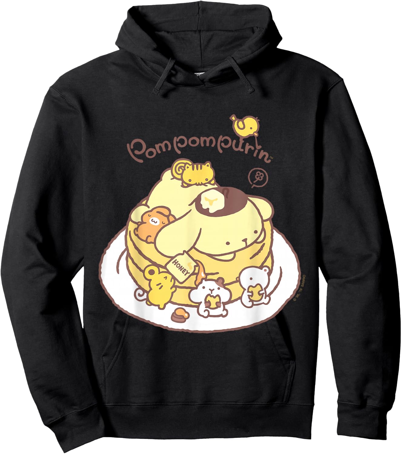 Pompompurin Pancake Friends Shirt Hoodie - Hoodie | Black