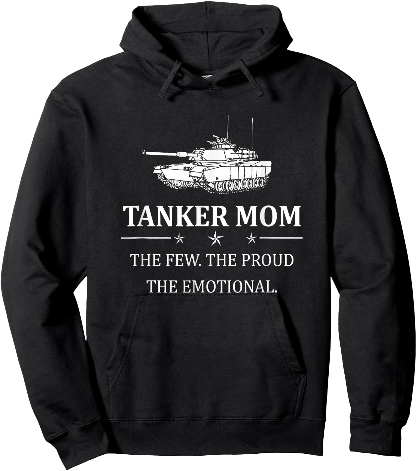 Tanker , Tanker Mom The Few The Proud The Emotional Hoodie - Hoodie | Black