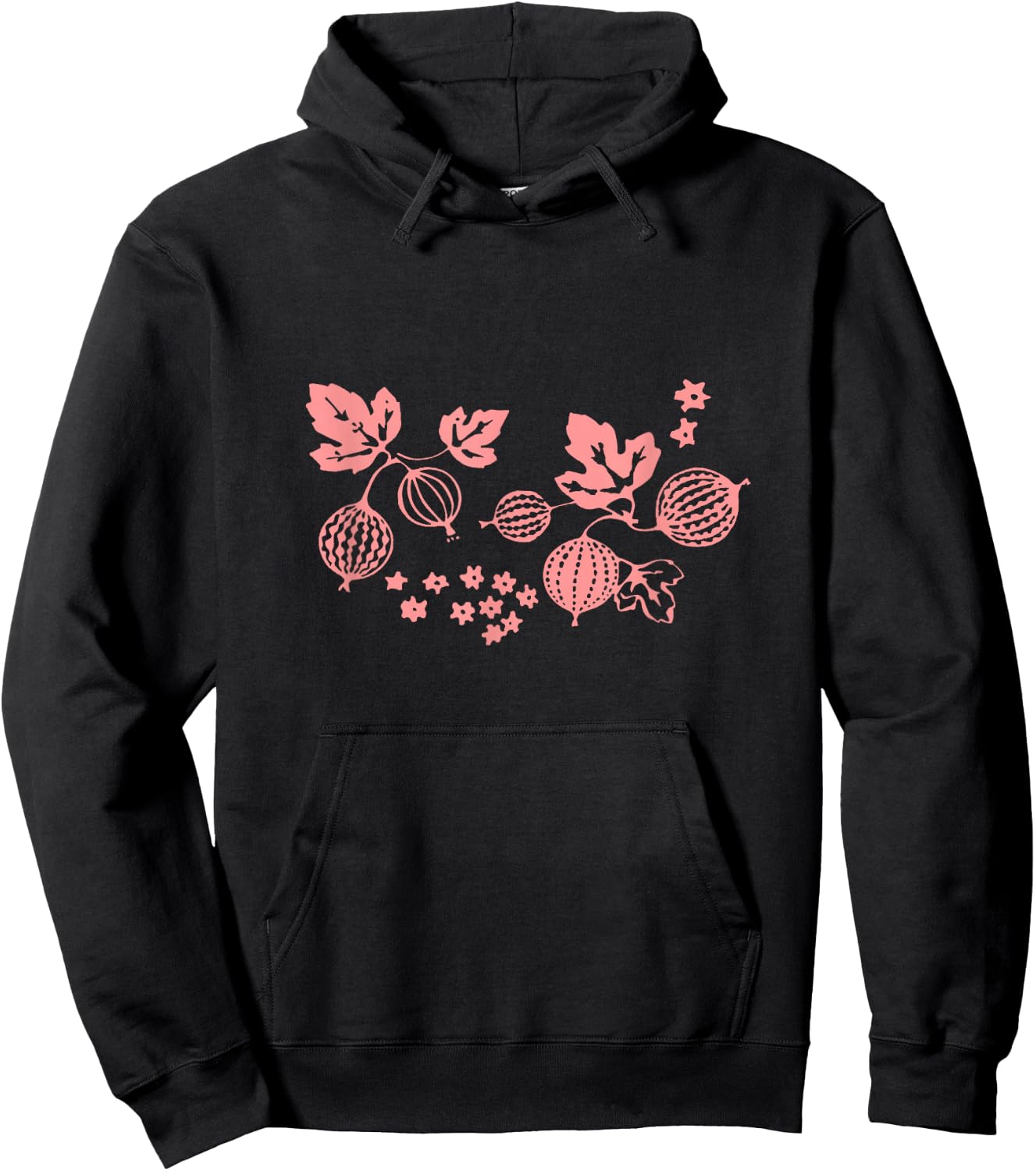 Vintage Pyrex Gooseberry, Pink Pyrex, Vintage Kitchen Hoodie - Hoodie | Black