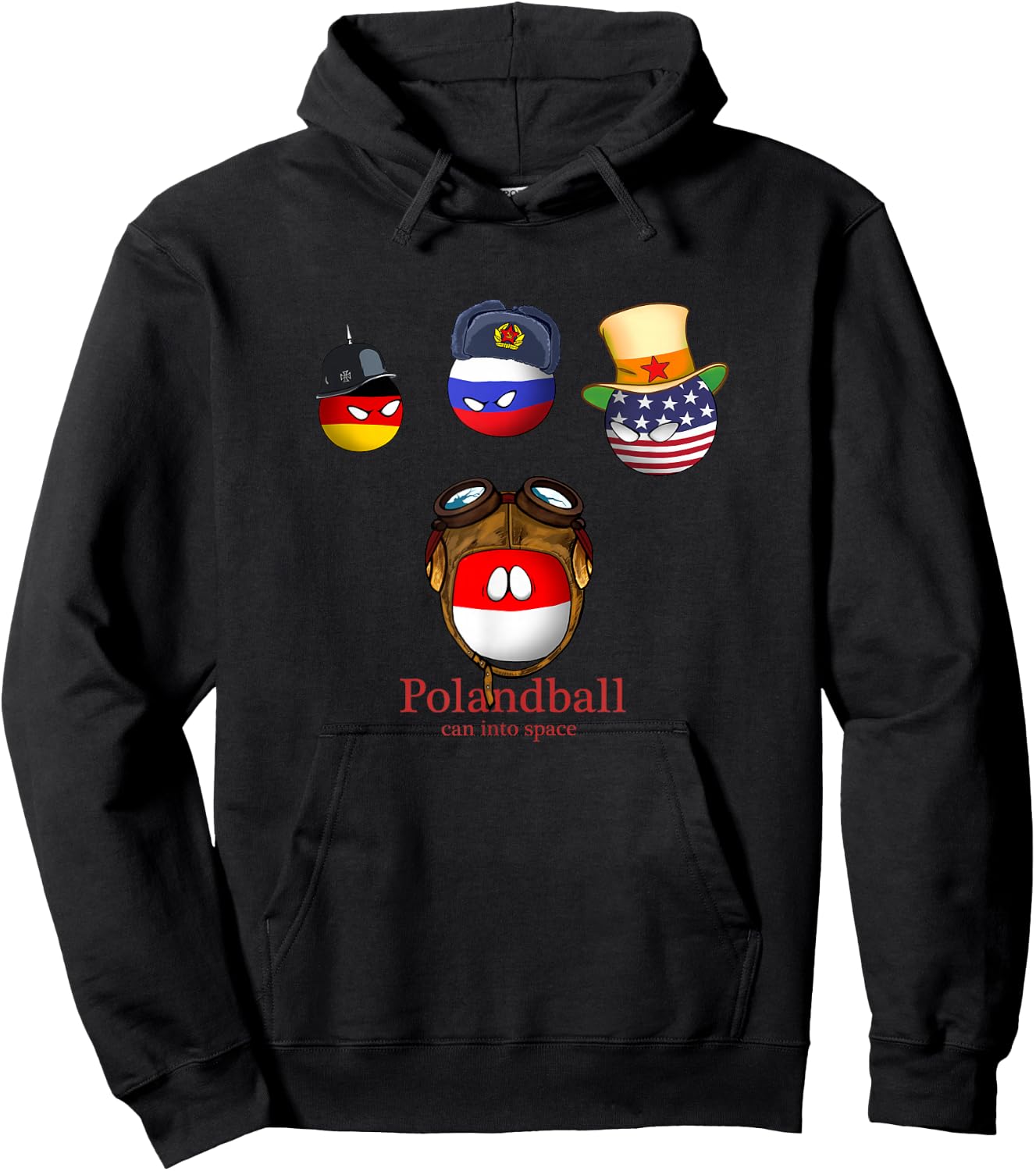 Coutnryballs Hoodie - Hoodie | Black