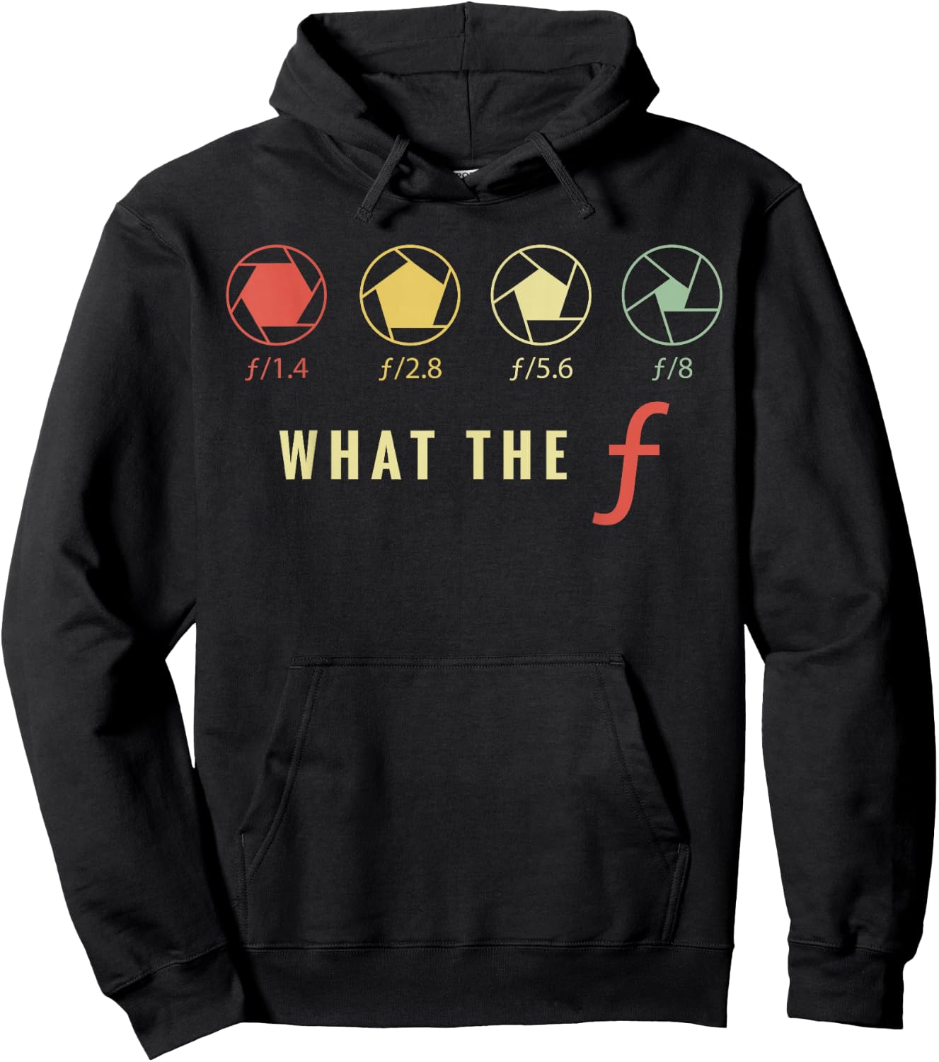 Photography Lover Gift | What The F | Women Men Hoodie - Hoodie | Black