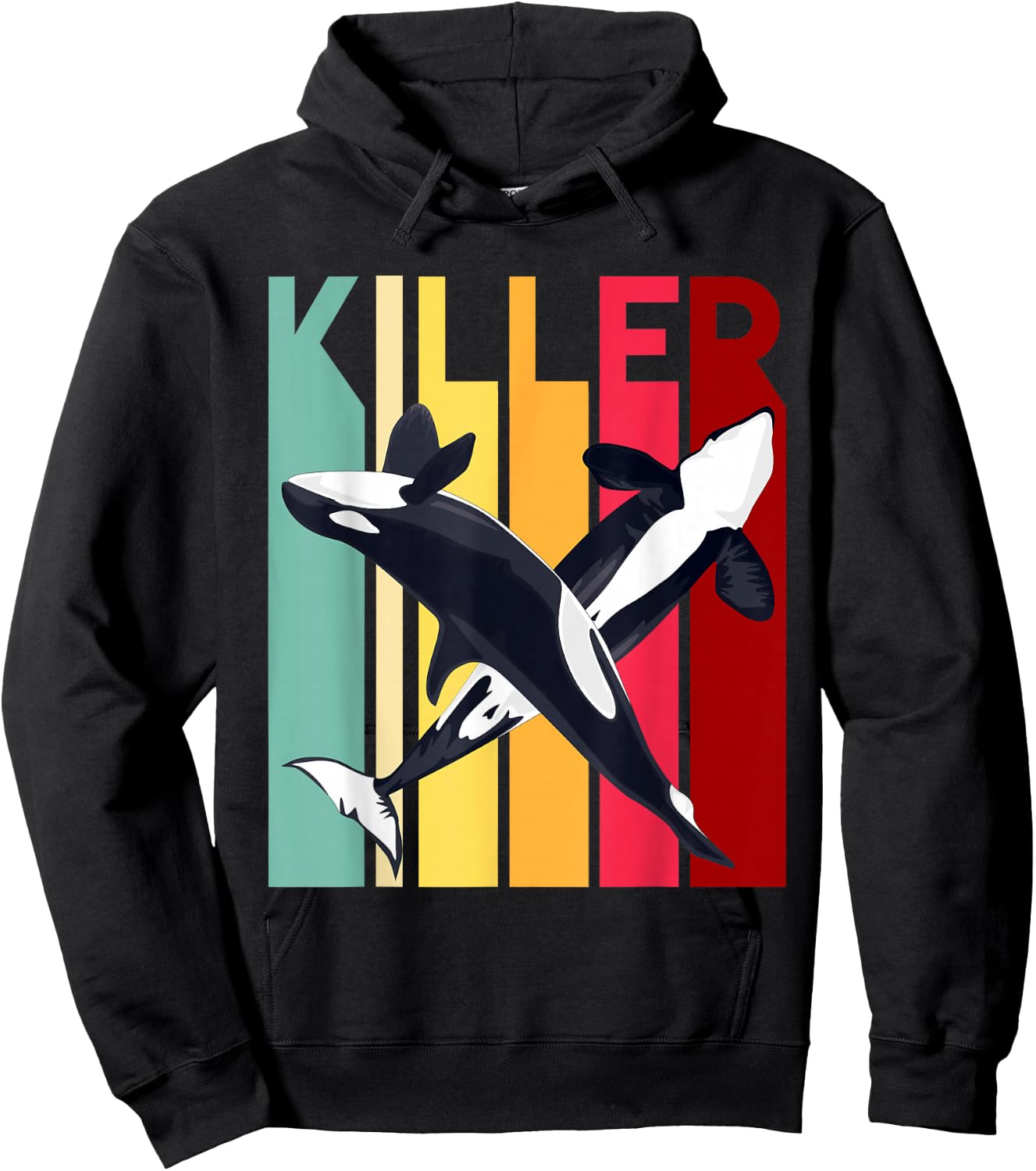 Killer Whale Gift Sea Animals Orca Hoodie - Hoodie | Black