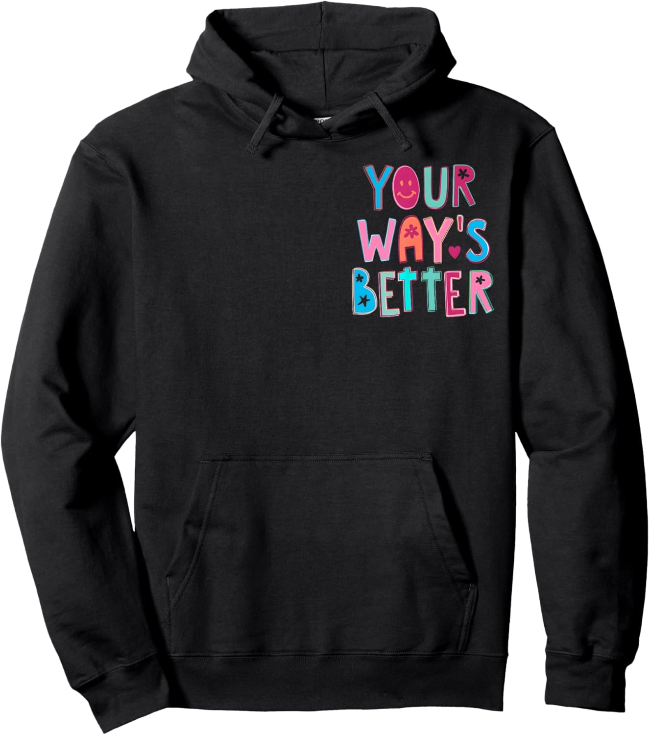 2 Sided Hoodie - Hoodie | Black