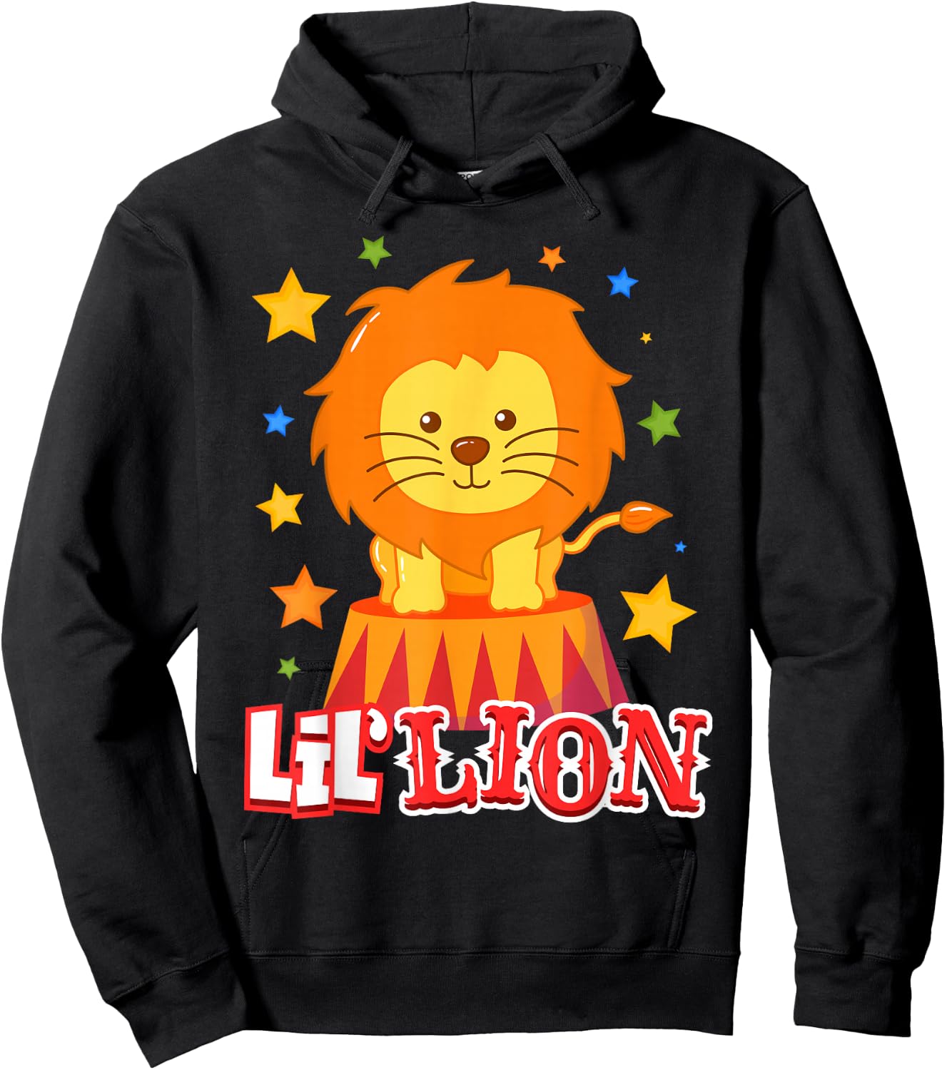 Circus Shirts - Kids Lion Shirt - Circus Lion Costume Hoodie - Hoodie | Black