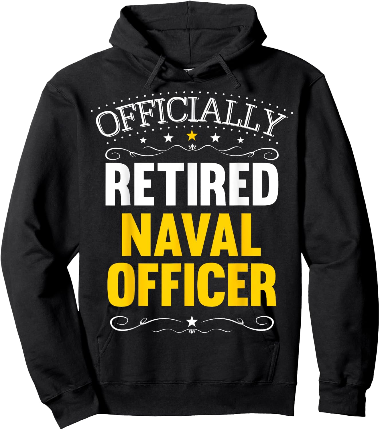 Retirement Gift Naval Officers Retired Naval Officer Hoodie - Hoodie | Black