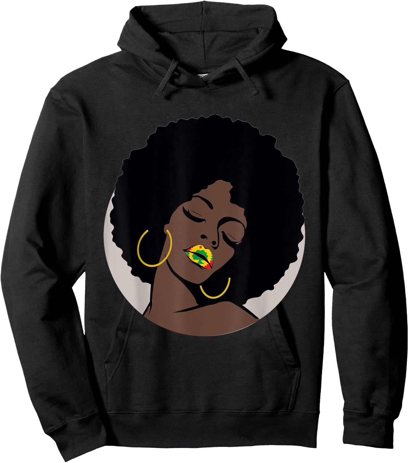 Beautiful Ethiopian Oromo Girls shirt Oromo Mom gift Hoodie - Hoodie | Black