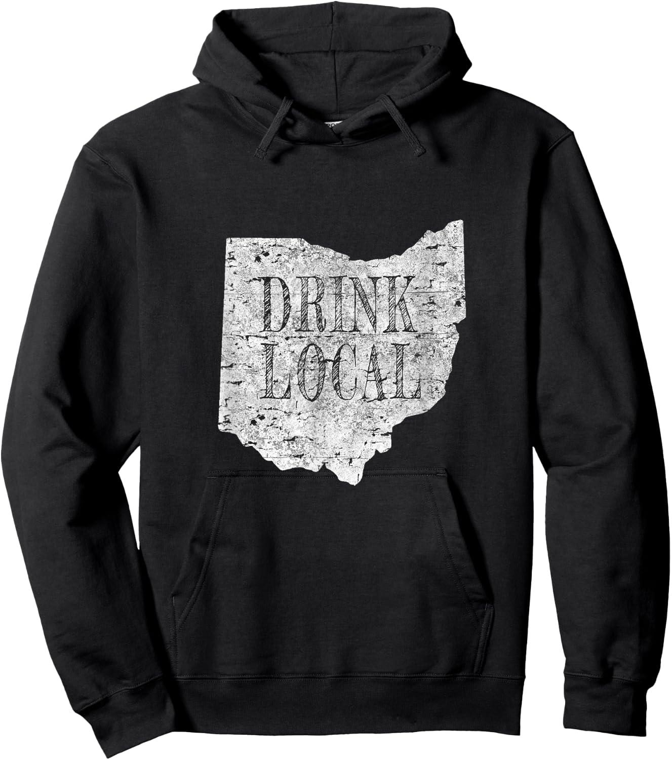 Vintage Drink local craft beer Ohio Hoodie - Hoodie | Black