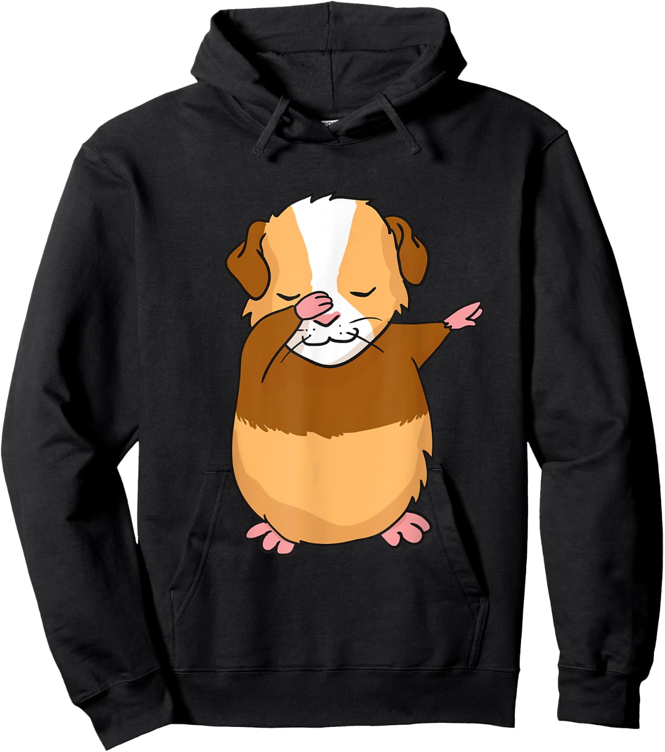 Dabbing Guinea Pig Funny Dab Gift Hoodie - Hoodie | Black