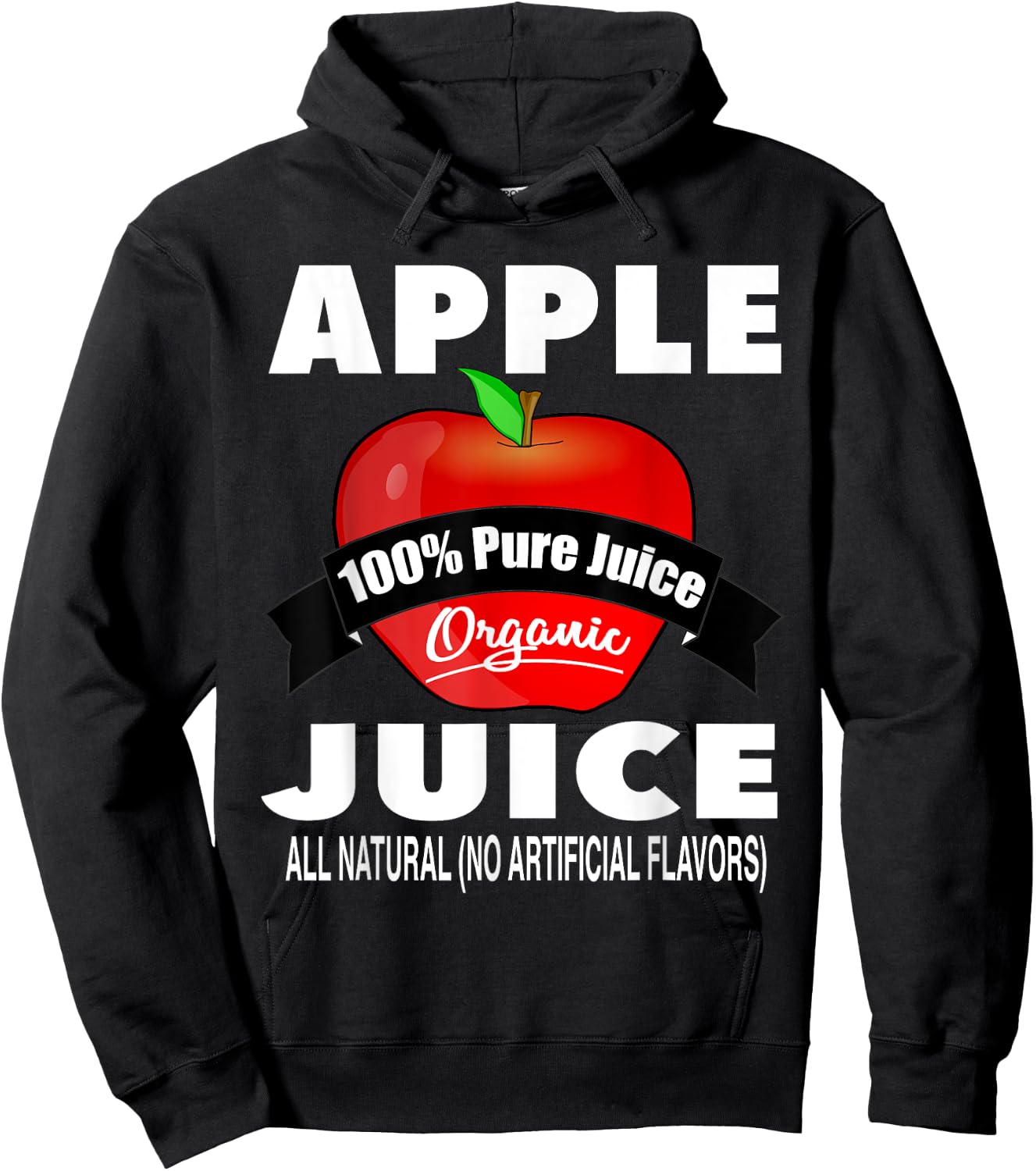 Apple Juice Box: Family Halloween Costumes for 5 people Hoodie - Hoodie | Black