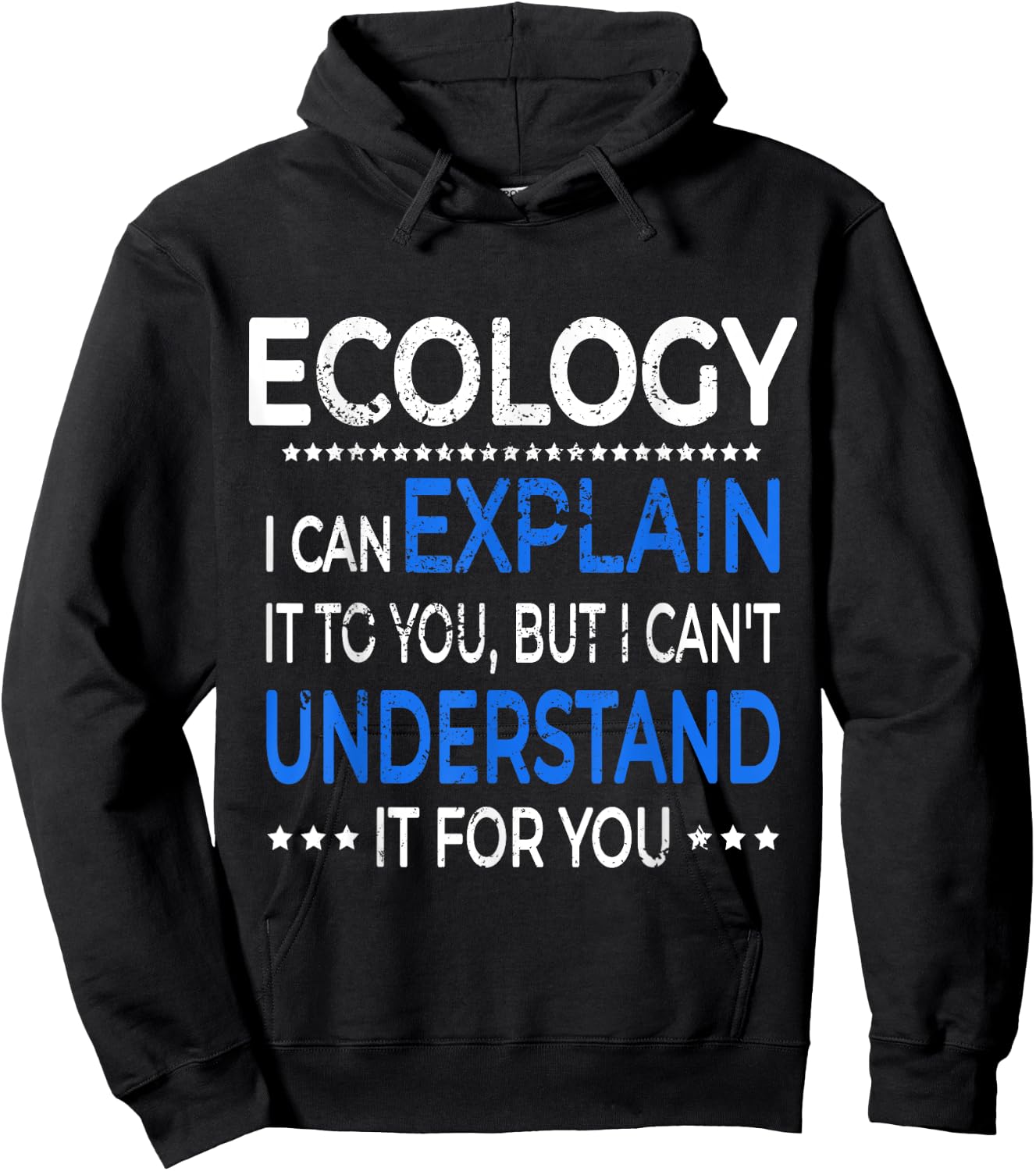 Ecology T Shirt Funny Environmental Science Gift Hoodie - Hoodie | Black