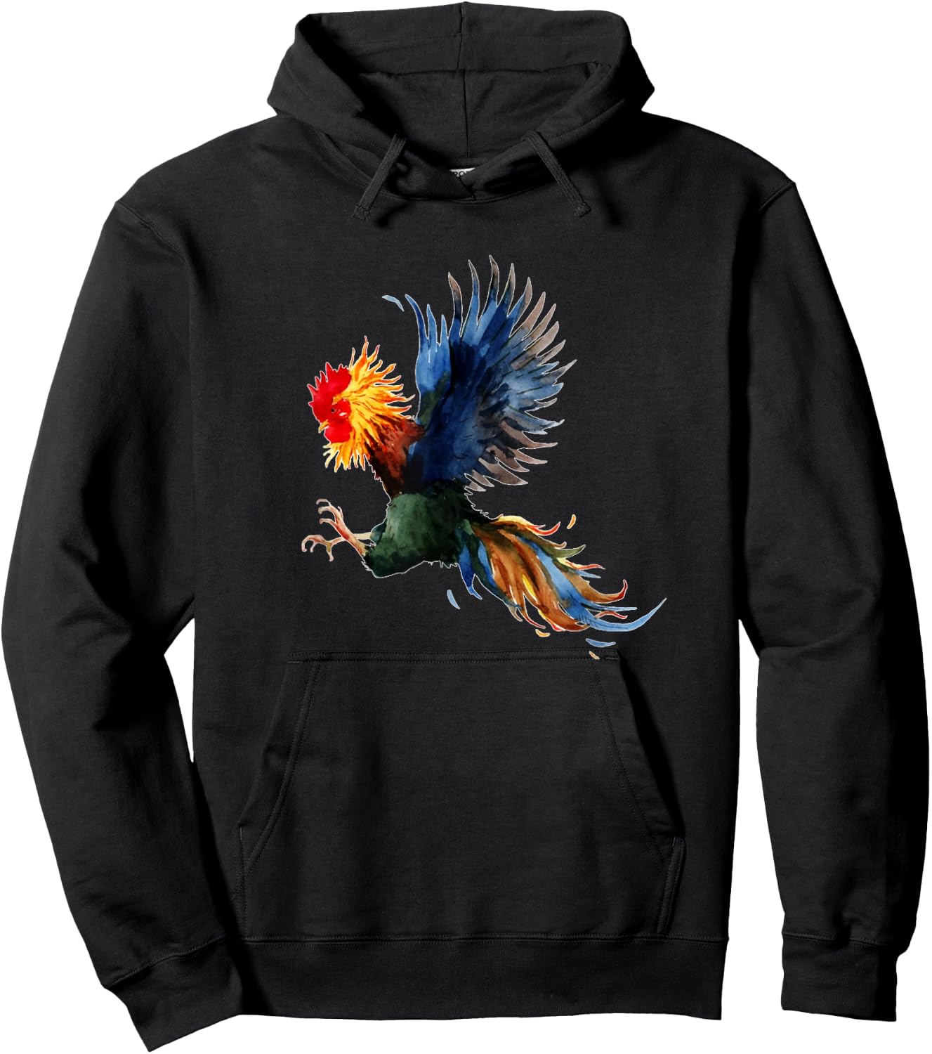 Rooster fighting Hoodie - Hoodie | Black
