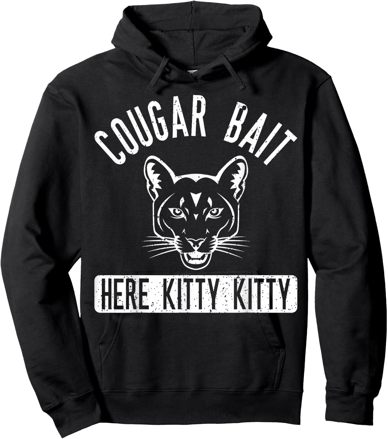 Cougar Bait T Shirt - Funny Cougar Shirt Hoodie - Hoodie | Black