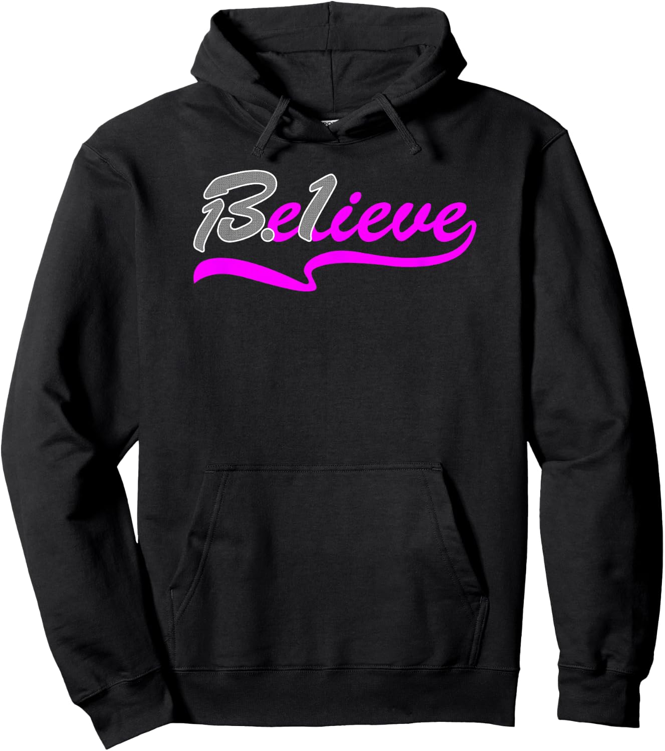 Women's Believe 13.1 Half Marathon Training Running Hoodie - Hoodie | Black
