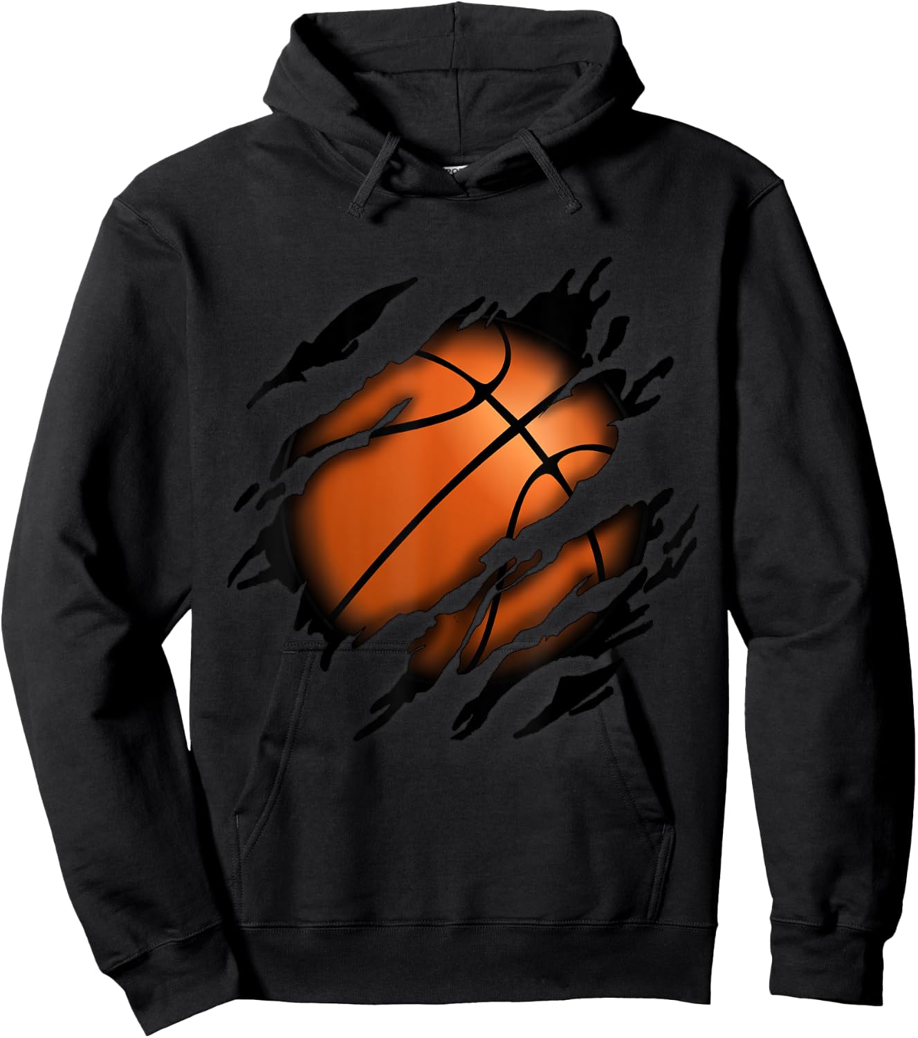 Basketball in Me Design, Basketballdesign Hoodie - Hoodie | Black