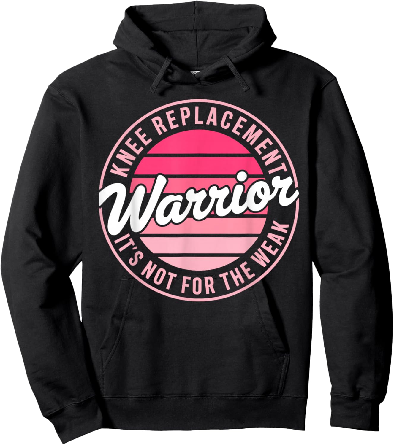 Knee Surgery Recovery Art Women Knee Replacement Hoodie - Hoodie | Black