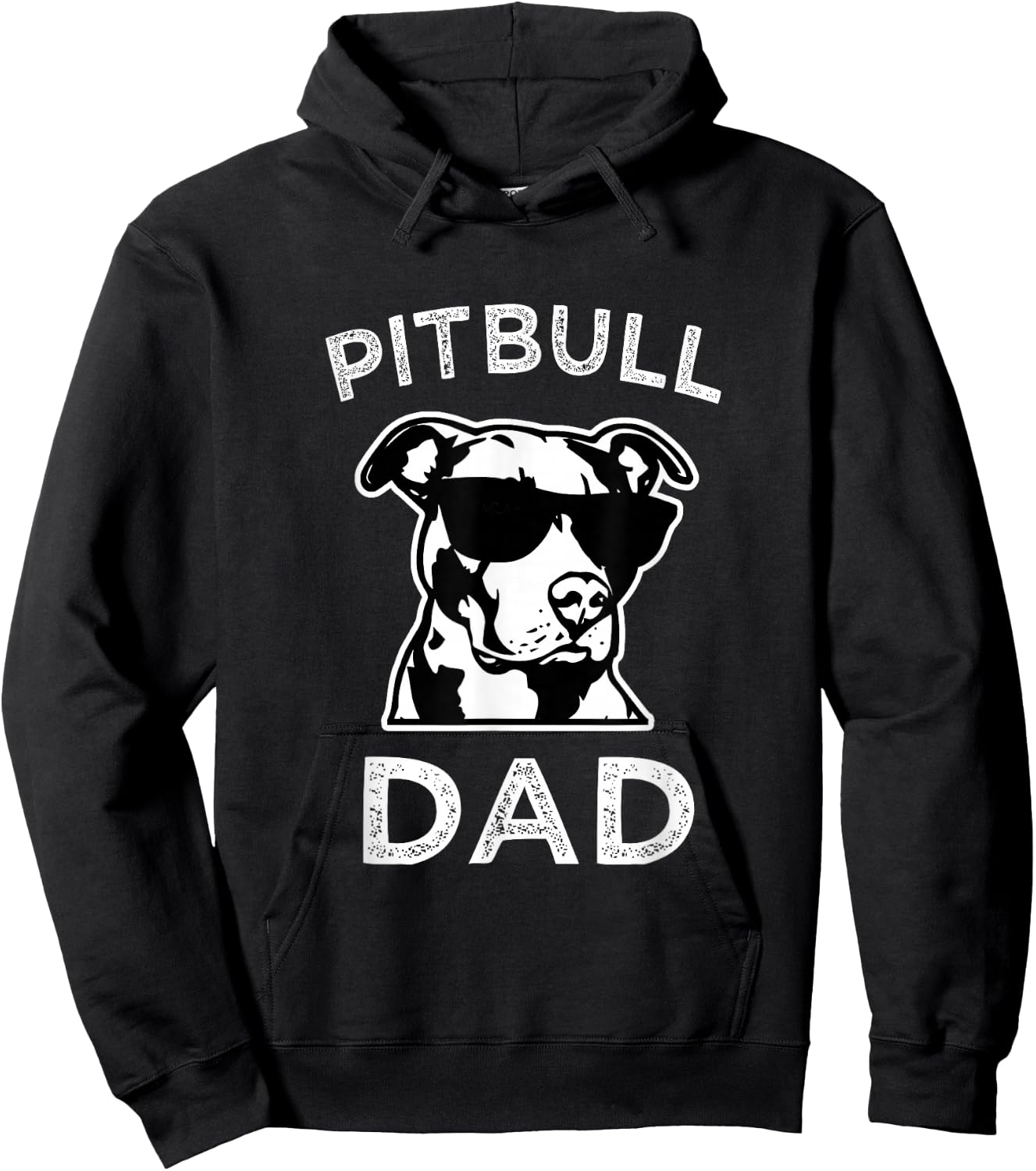 Pitbull Dad Dog Lover Gift Fathers Day Pitbull Advocate Hoodie - Hoodie | Black