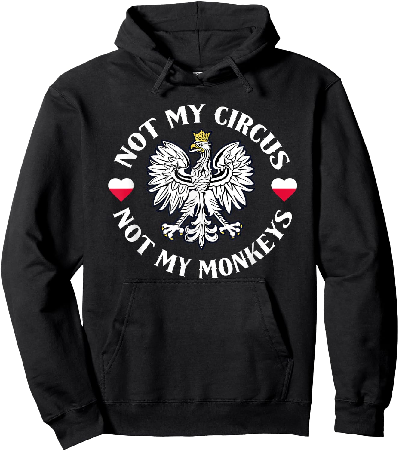 Not My Circus Not My Monkeys Hoodie - Hoodie | Black
