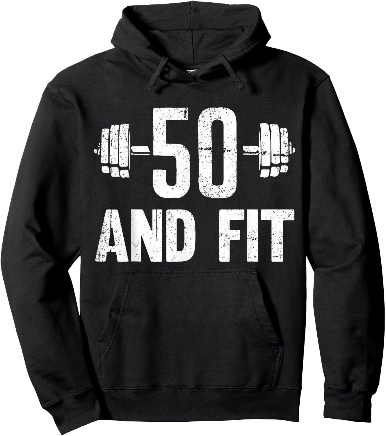 Fitness 50s Birthday 50 Years Old 50s Birthday, Vintage Fit Hoodie - Hoodie | Black