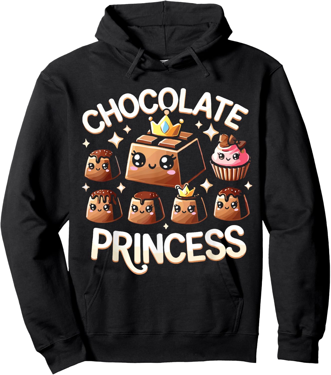 Chocolate Kids Chocolate Princess Hoodie - Hoodie | Black
