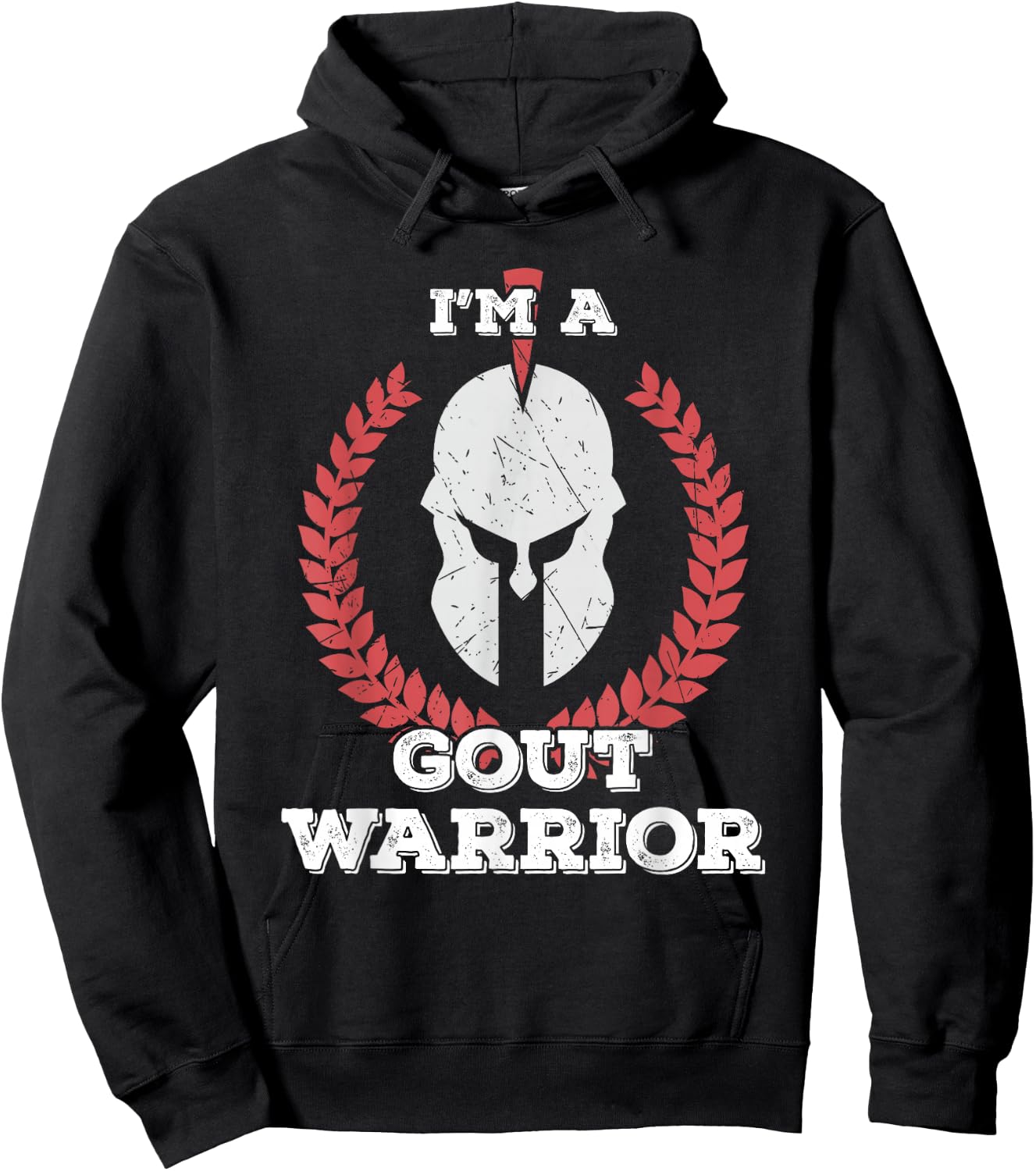 I'm a Gout Warrior Gout Awareness Hoodie - Hoodie | Black
