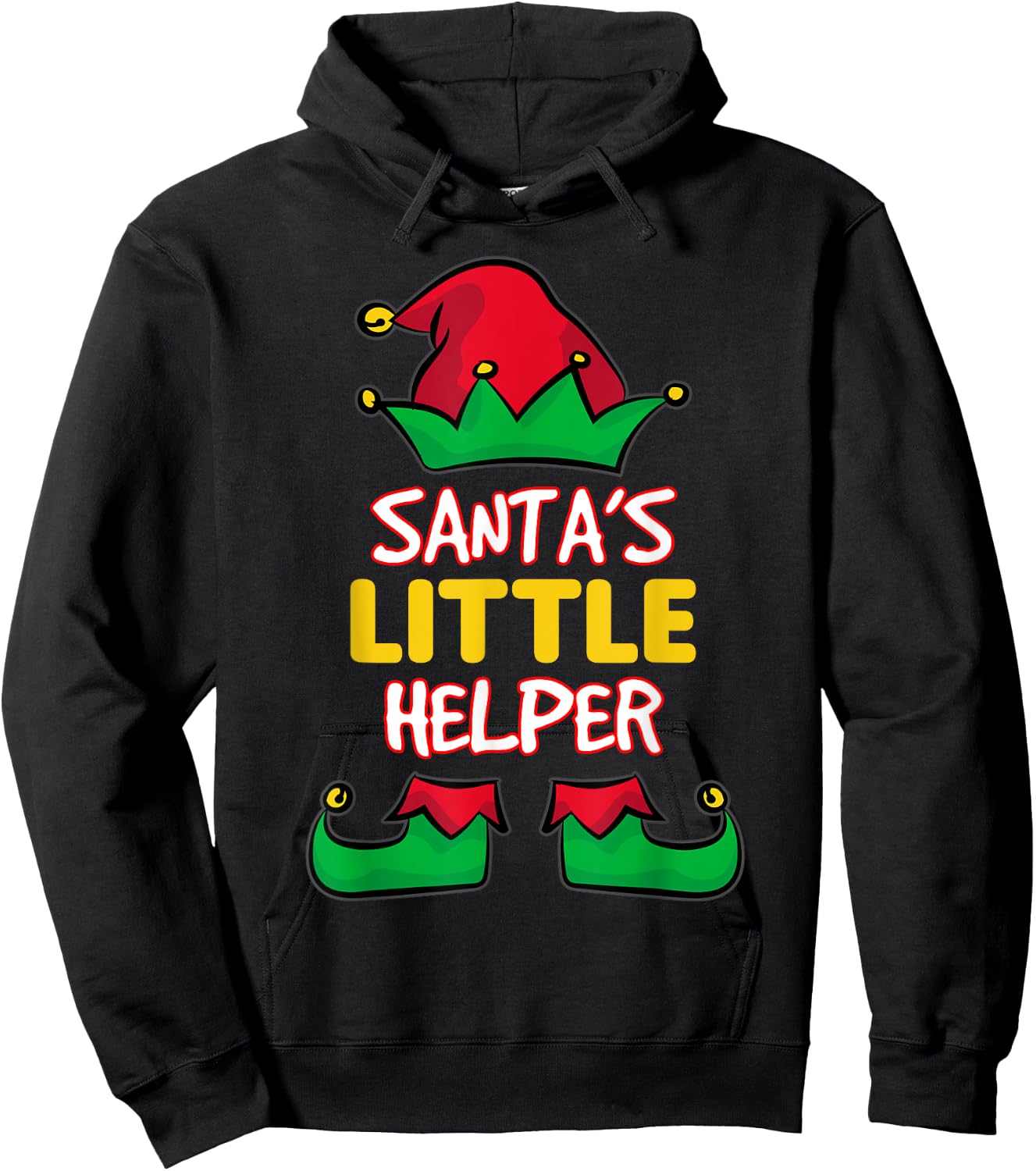 Santa's Little Helper - Santa Claus Hoodie - Hoodie | Black