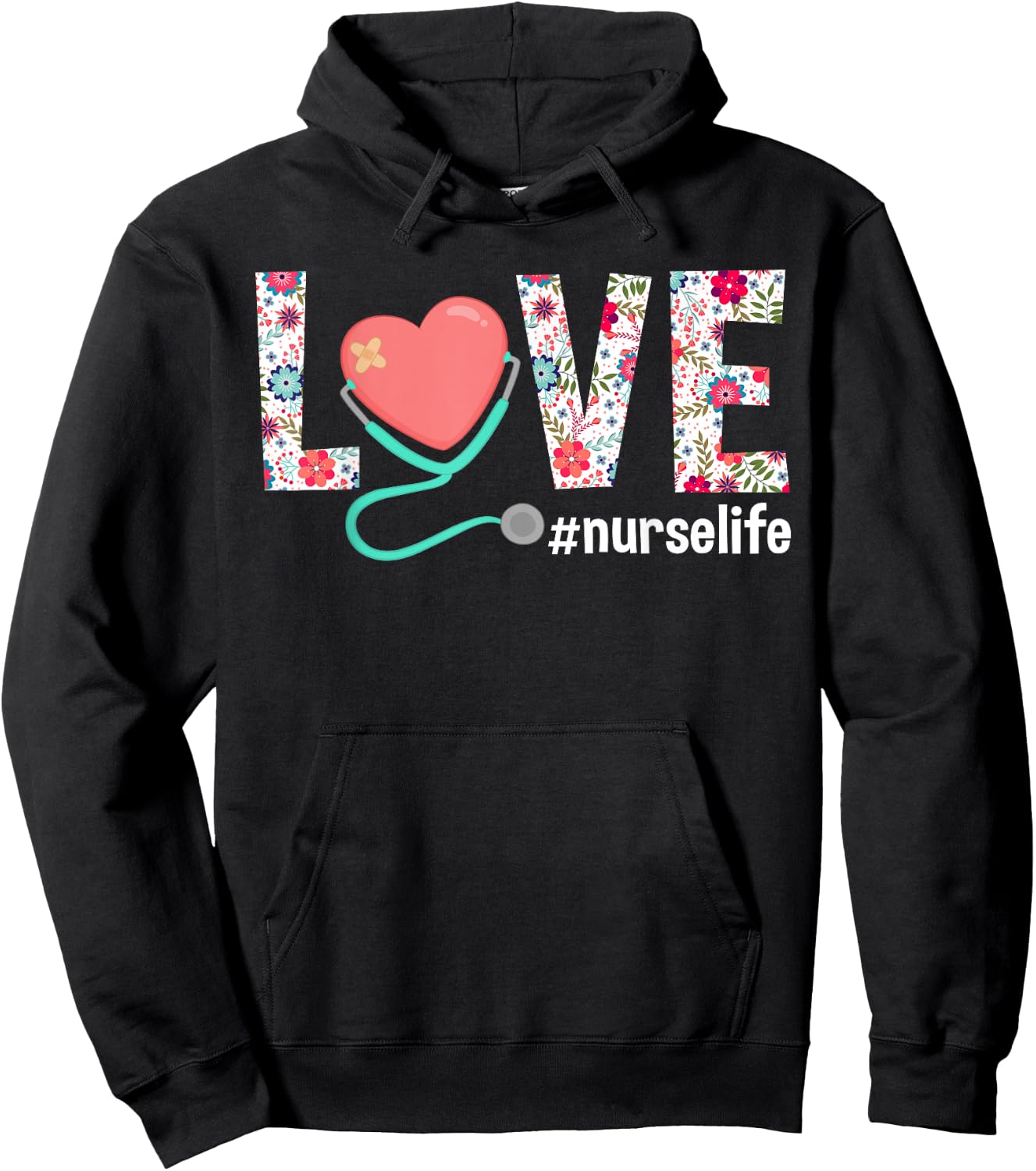 Nurse Life Nursing Clinical RN LPN T Shirt Hoodie - Hoodie | Black